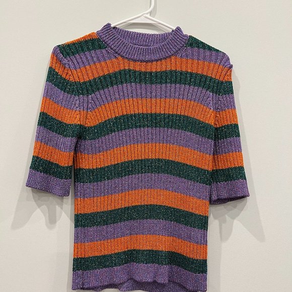 Ganni Sweaters - Ganni Colorful Knit Top